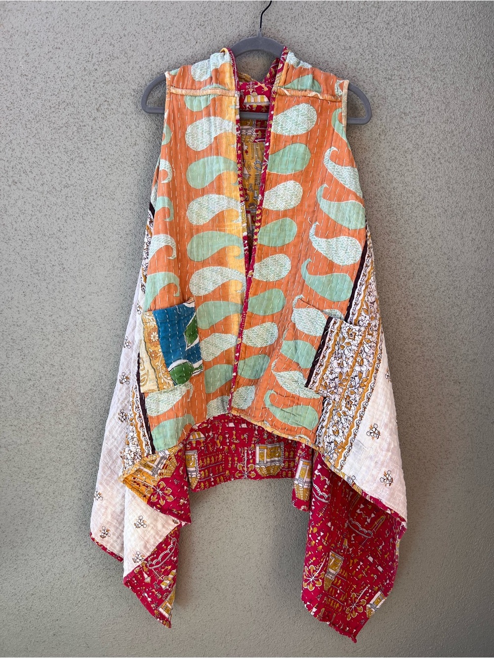 Kantha Waterfall Vest
